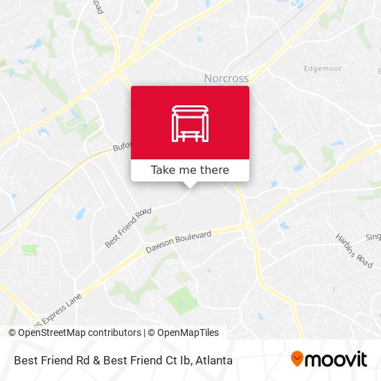 Best Friend Rd & Best Friend Ct Ib map