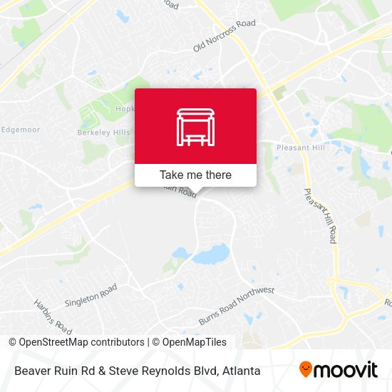 Mapa de Beaver Ruin Rd & Steve Reynolds Blvd
