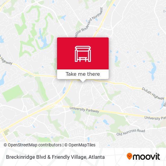 Mapa de Breckinridge Blvd & Friendly Village