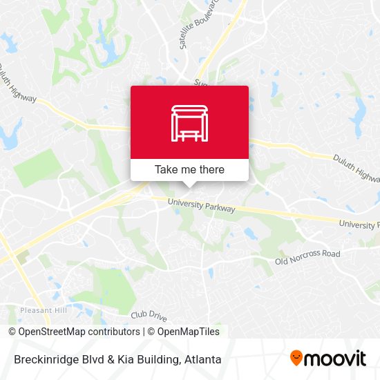Breckinridge Blvd & Kia Building map