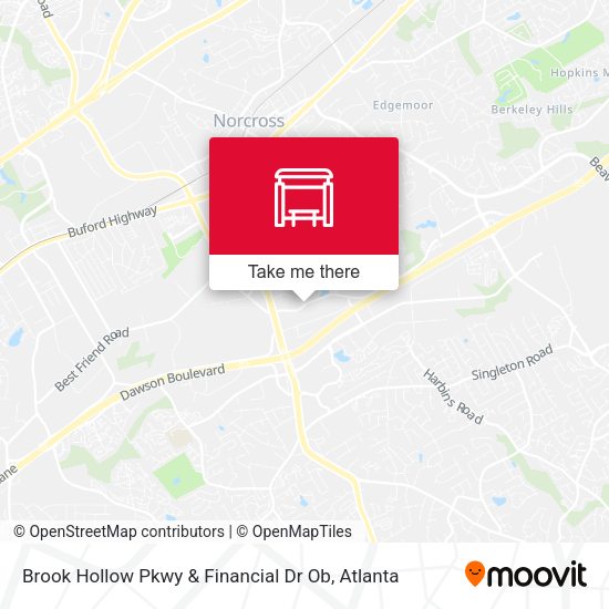 Mapa de Brook Hollow Pkwy & Financial Dr Ob