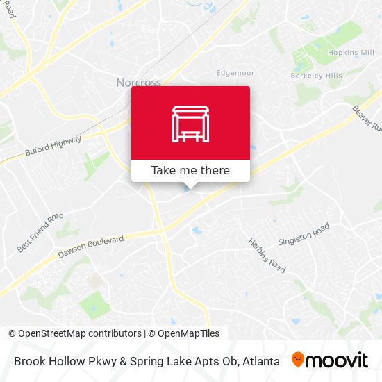 Mapa de Brook Hollow Pkwy & Spring Lake Apts Ob