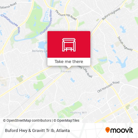 Buford Hwy & Gravitt Tr Ib map