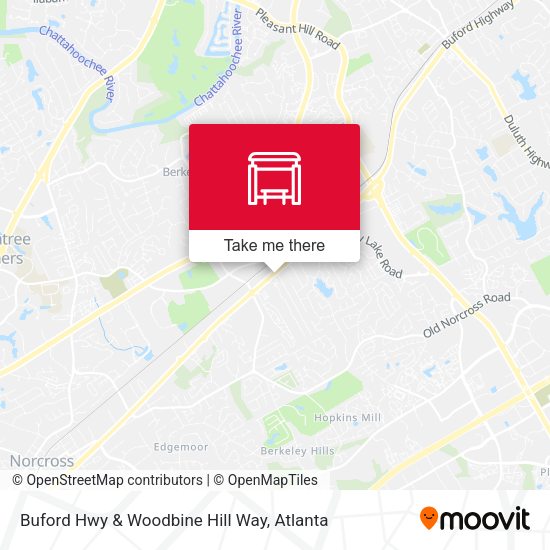 Buford Hwy & Woodbine Hill Way map