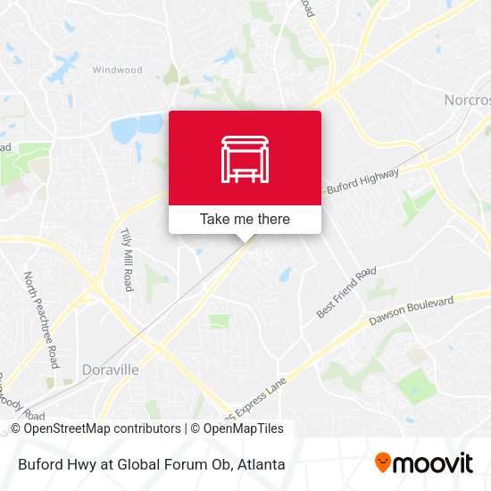 Mapa de Buford Hwy at Global Forum Ob