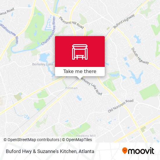 Mapa de Buford Hwy & Suzanne's Kitchen