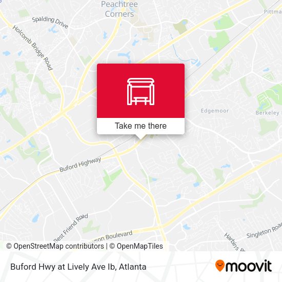Mapa de Buford Hwy at Lively Ave Ib