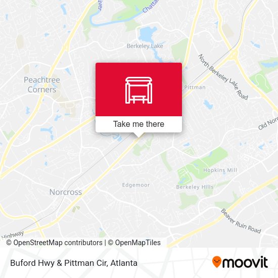 Mapa de Buford Hwy & Pittman Cir