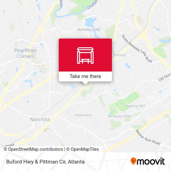 Mapa de Buford Hwy & Pittman Cir