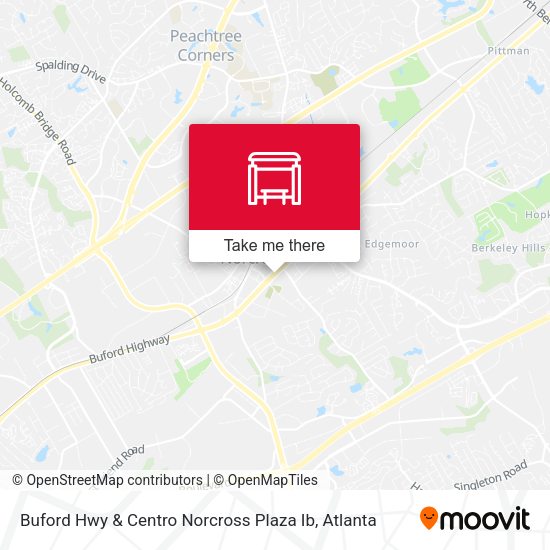 Buford Hwy & Centro Norcross Plaza Ib map