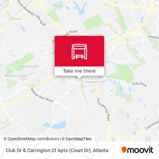 Club Dr & Carrington Ct Apts (Court Dr) map