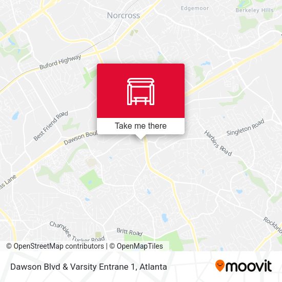 Dawson Blvd & Varsity Entrane 1 map
