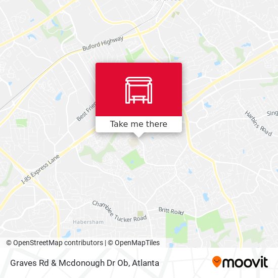Graves Rd & Mcdonough Dr Ob map