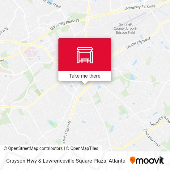Mapa de Grayson Hwy & Lawrenceville Square Plaza