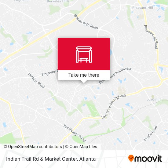 Mapa de Indian Trail Rd & Market Center