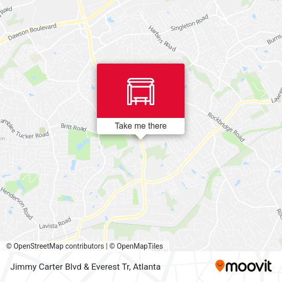 Mapa de Jimmy Carter Blvd & Everest Tr