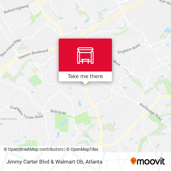 Mapa de Jimmy Carter Blvd & Walmart Ob