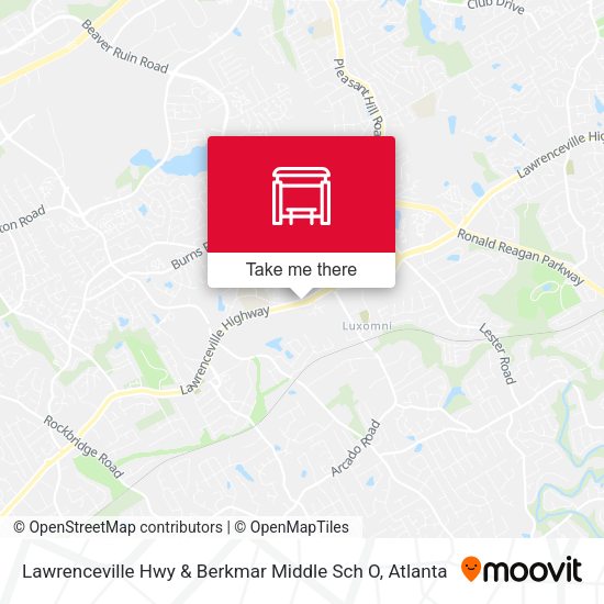 Lawrenceville Hwy & Berkmar Middle Sch O map