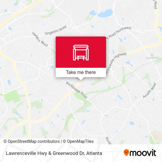 Lawrenceville Hwy & Greenwood Dr map