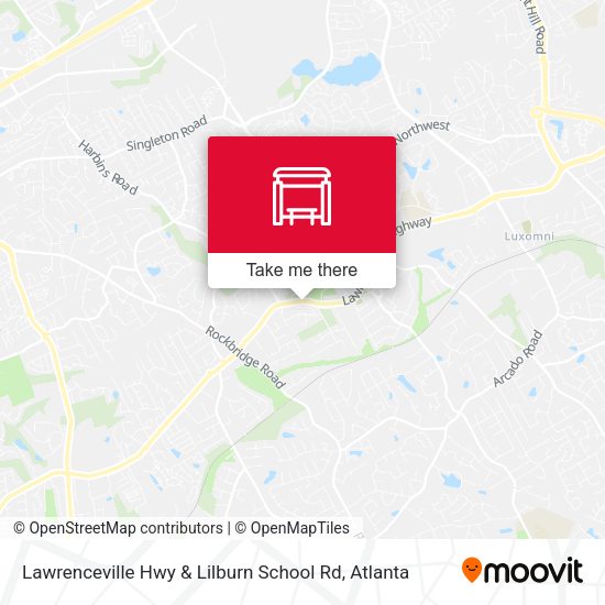 Lawrenceville Hwy & Lilburn School Rd map