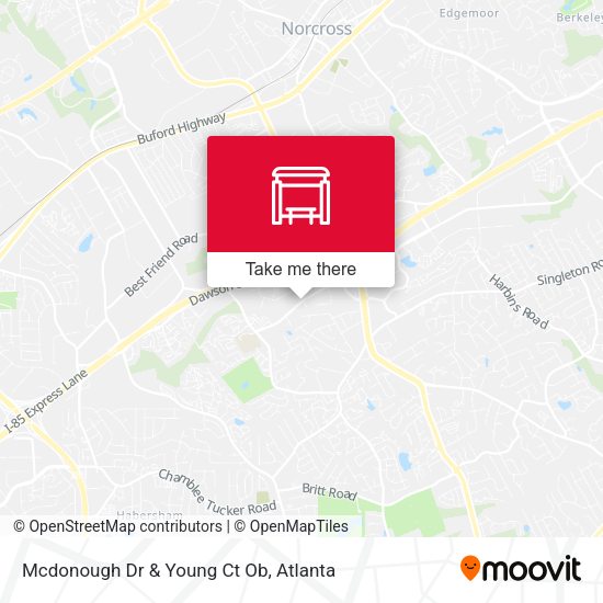 Mapa de Mcdonough Dr & Young Ct Ob