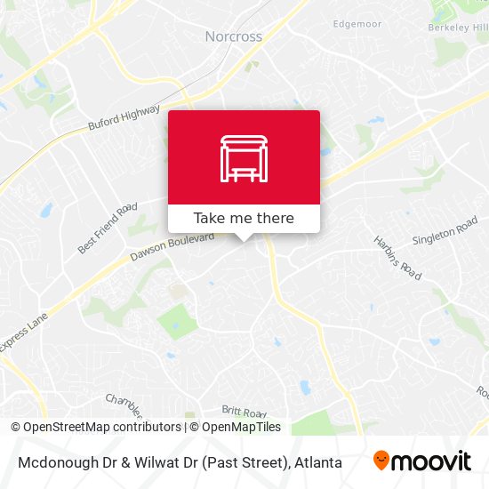 Mapa de Mcdonough Dr & Wilwat Dr (Past Street)