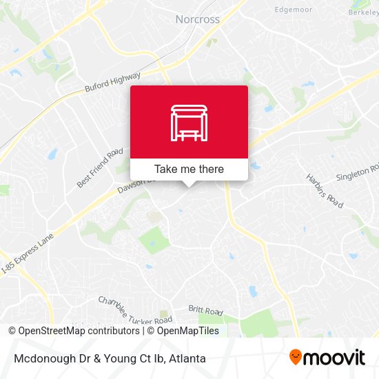 Mcdonough Dr & Young Ct Ib map