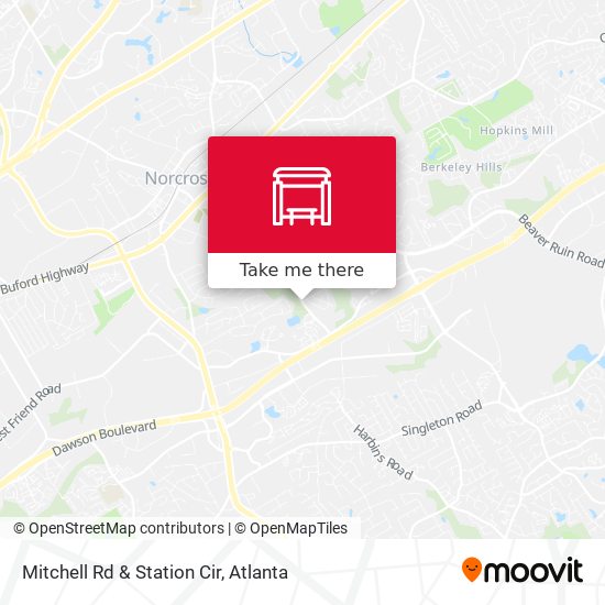 Mitchell Rd & Station Cir map