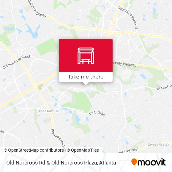 Old Norcross Rd & Old Norcross Plaza map