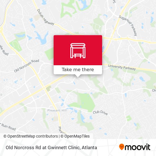 Old Norcross Rd at Gwinnett Clinic map