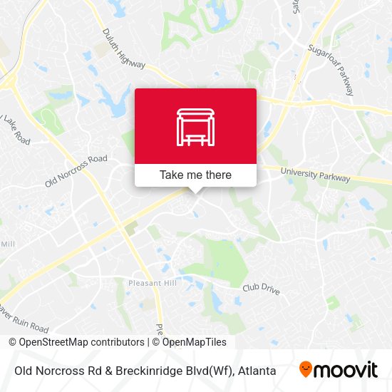 Mapa de Old Norcross Rd & Breckinridge Blvd(Wf)
