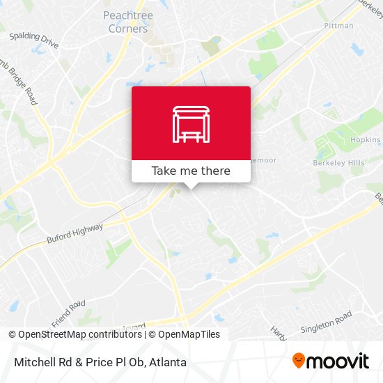 Mapa de Mitchell Rd & Price Pl Ob