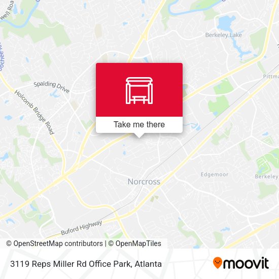 Mapa de 3119 Reps Miller Rd Office Park