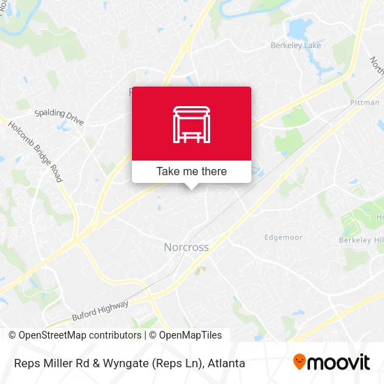 Reps Miller Rd & Wyngate (Reps Ln) map