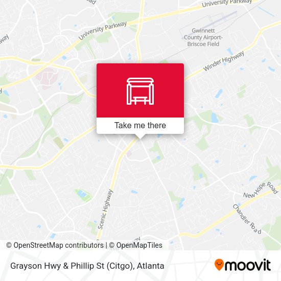 Grayson Hwy & Phillip St (Citgo) map
