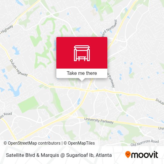 Satellite Blvd & Marquis @ Sugarloaf Ib map