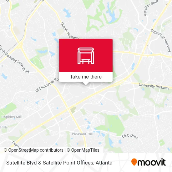 Satellite Blvd & Satellite Point Offices map