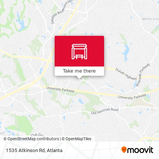 Mapa de 1535 Atkinson Rd