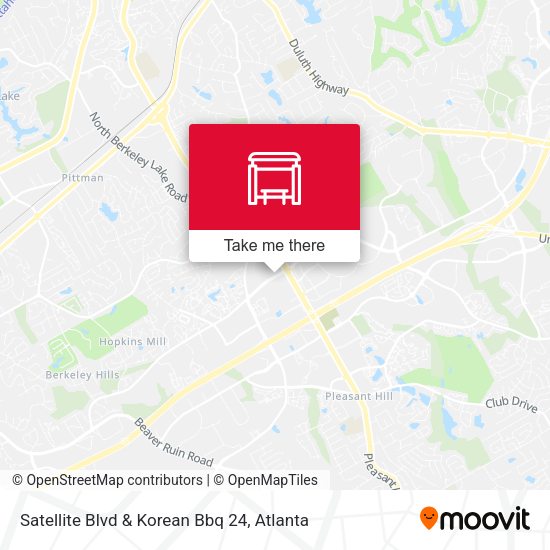 Satellite Blvd & Korean Bbq 24 map