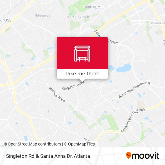 Mapa de Singleton Rd & Santa Anna Dr