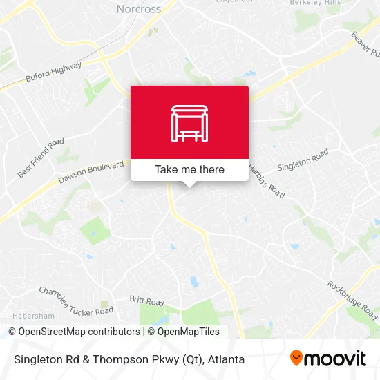 Singleton Rd & Thompson Pkwy (Qt) map