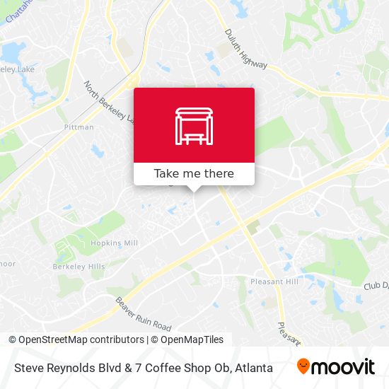 Steve Reynolds Blvd & 7 Coffee Shop Ob map