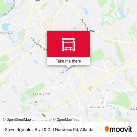 Steve Reynolds Blvd & Old Norcross Rd map