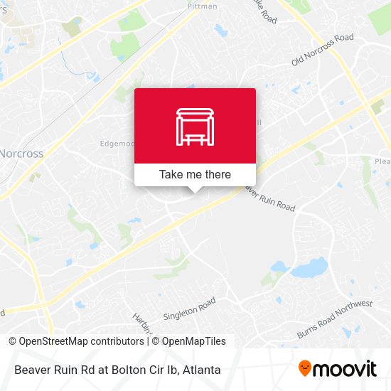 Beaver Ruin Rd at Bolton Cir Ib map