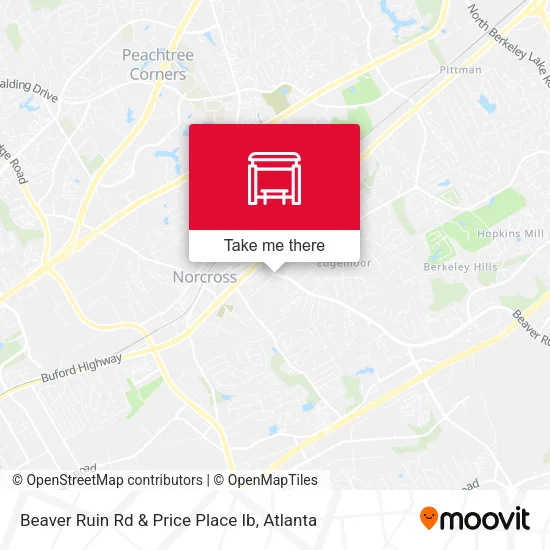 Beaver Ruin Rd & Price Place Ib map