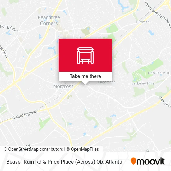 Beaver Ruin Rd & Price Place (Across) Ob map