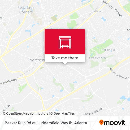 Mapa de Beaver Ruin Rd at Huddersfield Way Ib