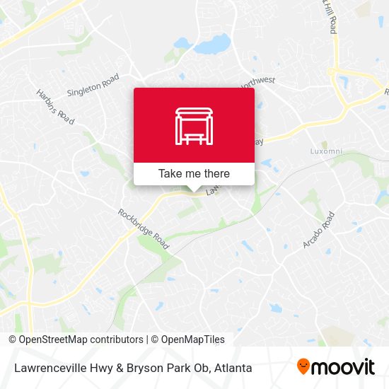 Lawrenceville Hwy & Bryson Park Ob map