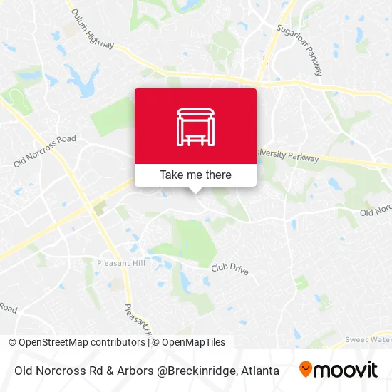 Old Norcross Rd & Arbors @Breckinridge map