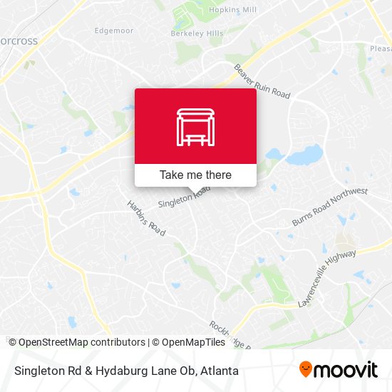 Singleton Rd & Hydaburg Lane Ob map